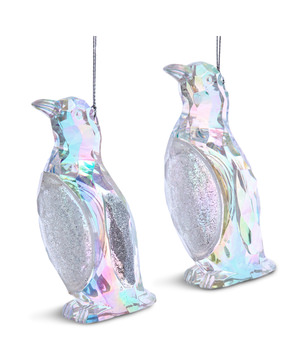iridescent Penguin Ornament