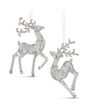 Deer with Glitter Ornament