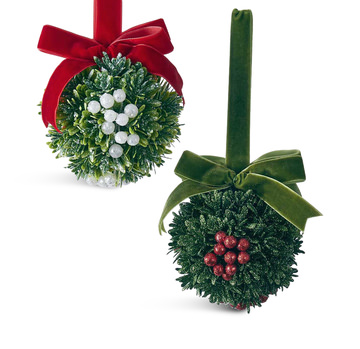 Assorted Mistletoe Ornaments