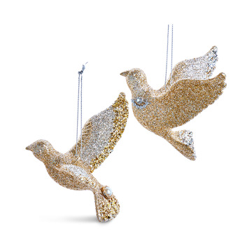 Assorted Dove Ornaments