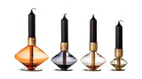 Glass Taper Holder Set Of 4 thumbnail 2