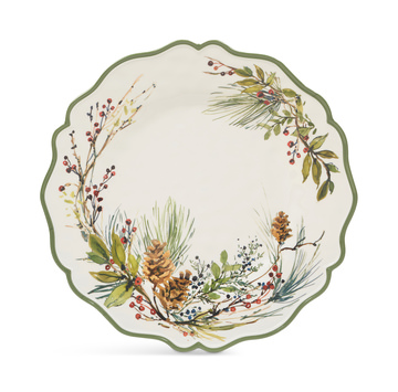 Winter Forest Round Platter