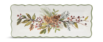 Winter Forest Rectangle Platter