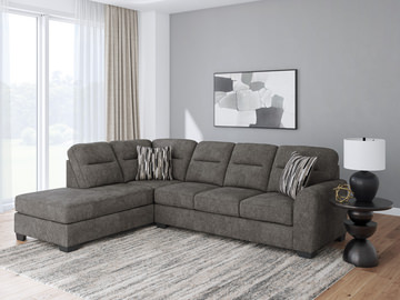 Falen Sectional with Left Chaise - Graphite
