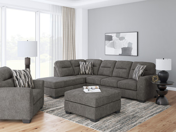 Falen Sectional with Left Chaise - Graphite