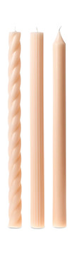 Assorted Taper Candle Set Of 3