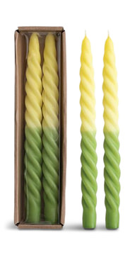 Twisted Taper Candle Set Of 2