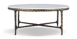 Beverly Round Coffee Table - White thumbnail 2