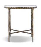 Beverly Round End Table - White thumbnail 2