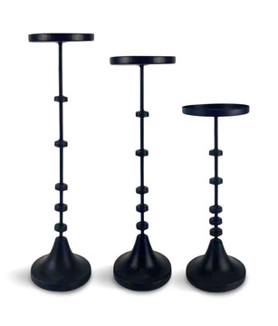 Iron Pillar Holder Set Of 3