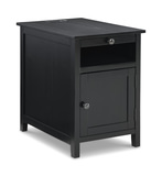 Townie Chairside Table - Black thumbnail 1
