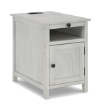 Townie Chairside Table - Antique White thumbnail 1
