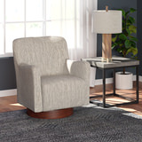 Gemmy Swivel Chair - Tan thumbnail 2