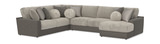 Kayla 4 Piece Modular Sectional - Umber thumbnail 1