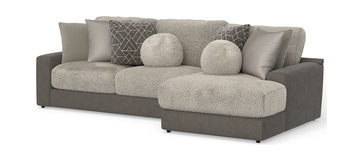 image Kayla 2 Piece Modular Sectional - Umber