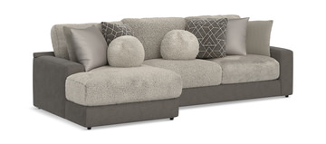 Kayla 2 Piece Modular Sectional - Umber