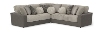 Kayla 3 Piece Modular Sectional - Umber