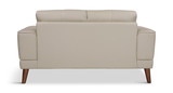 Alfie Leather Loveseat thumbnail 3