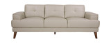 Alfie Leather Sofa thumbnail 1