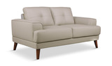 Alfie Leather Loveseat thumbnail 2