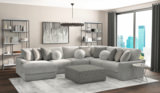 Kayla 4 Piece Modular Sectional - Platinum  thumbnail 3