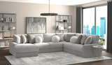 Kayla 4 Piece Modular Sectional - Platinum  thumbnail 2