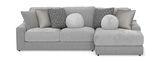 Kayla 2 Piece Modular Sectional - Platinum  thumbnail 1