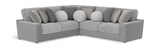 Kayla 3 Piece Modular Sectional - Platinum  thumbnail 1
