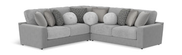 image Kayla 3 Piece Modular Sectional - Platinum 