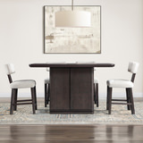 Chicago Storage Counter Table With 4 Stools thumbnail 3