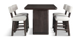 Chicago Storage Counter Table With 4 Stools thumbnail 1