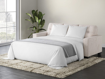 Ellie Queen Sleeper Sofa - Stone