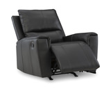 Yancy Leather Rocker Recliner thumbnail 4