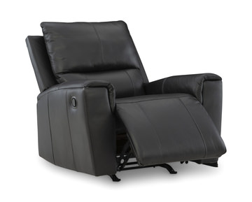Yancy Leather Rocker Recliner
