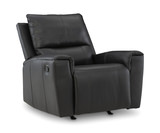 Yancy Leather Rocker Recliner thumbnail 1