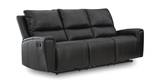 Yancy Leather Reclining Sofa thumbnail 2
