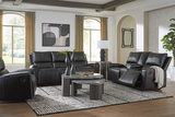 Yancy Leather Reclining Sofa thumbnail 6
