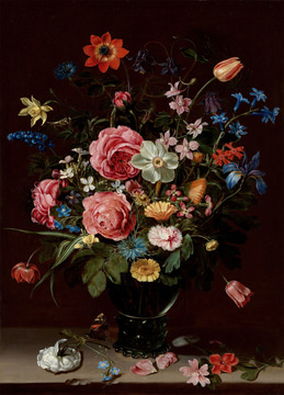 image Flemish Bouquet Framed Art