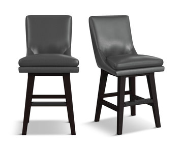 Turner Swivel Stool - Pewter