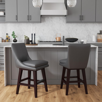 Turner Swivel Stool - Pewter
