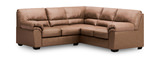 Zola 2 Piece Sectional with Left Loveseat - Caramel thumbnail 1