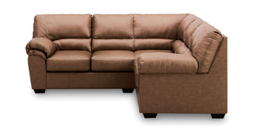 Zola 2 Piece Sectional with Left Loveseat - Caramel