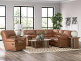 Zola 2 Piece Sectional with Left Loveseat - Caramel thumbnail 4