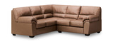 Zola 2 Piece Sectional with Right Loveseat - Caramel thumbnail 1