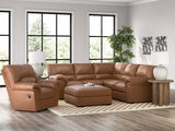 Zola 2 Piece Sectional with Right Loveseat - Caramel thumbnail 4