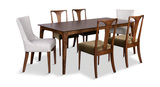 Modern 7 Piece Dining Set thumbnail 1