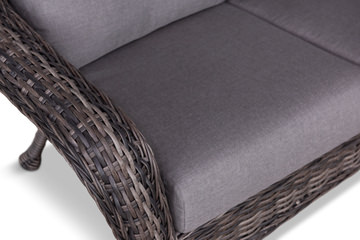 Glen River II 4 Piece Wicker Porch Set 