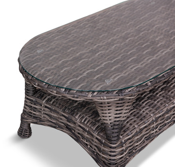 Glen River II 4 Piece Wicker Porch Set 