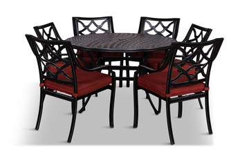 image Al Fresco 7 Piece Patio Dining Set 