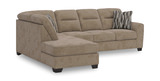 Falen Sectional with Left Chaise - Mocha thumbnail 1